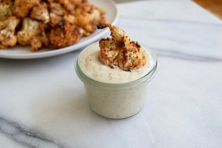 spicy cauliflower poppers 768×512 Maria Marlowe