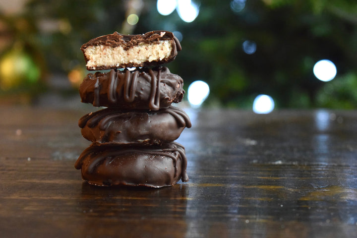 Dark Chocolate Snowball Cookies