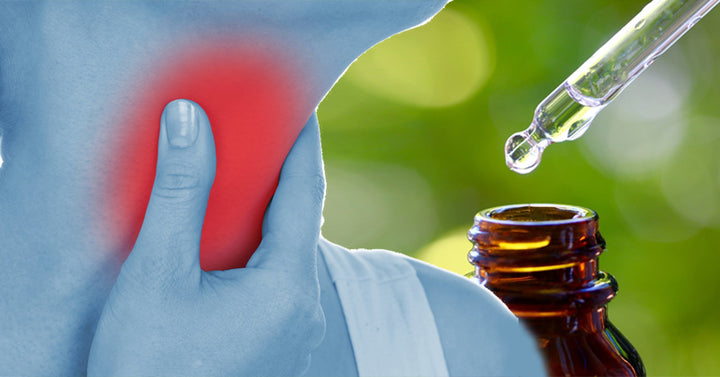 essential oil sore throat FI