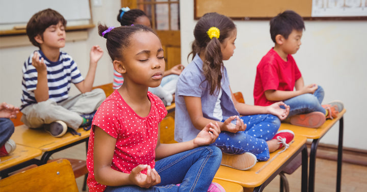 kids school meditate FI
