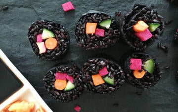 1000 maria marlowe black rice sushi