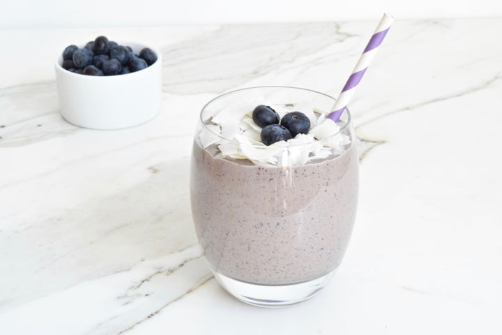 Vegan Blueberry Protein Shake