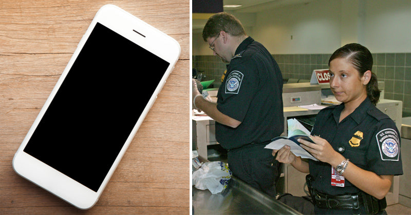 border patrol cellphone FI