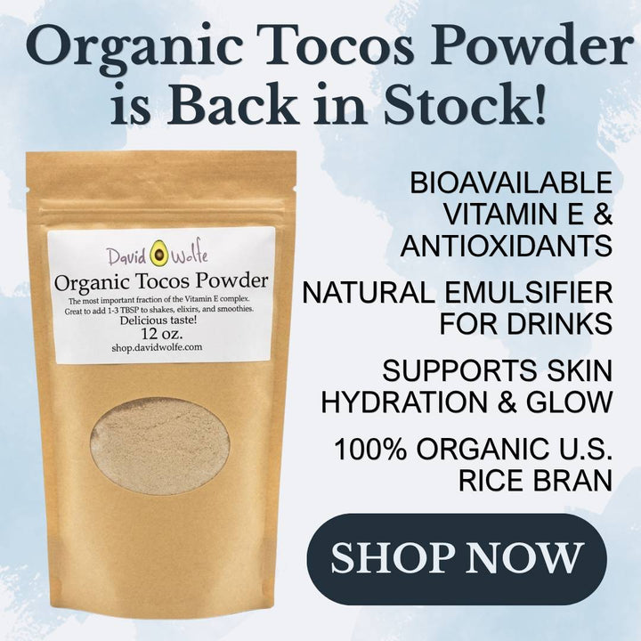 Organic Tocos (Tocotrienols) Powder is Back!! Greetings from Greece!