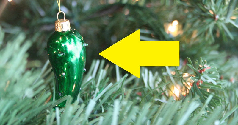 If You See A Pickle Ornament On A Christmas Tree, This Is What It Means!