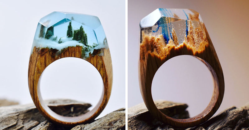 wooden rings FI