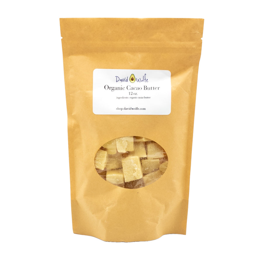 Raw Cacao Butter: Ecuadorian Arriba Nacional Upper Amazonian, 100% Organic (12 oz.)