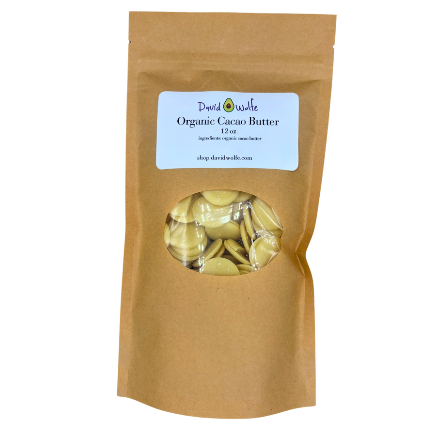 Raw Cacao Butter: Ecuadorian Arriba Nacional Upper Amazonian, 100% Organic (12 oz.)