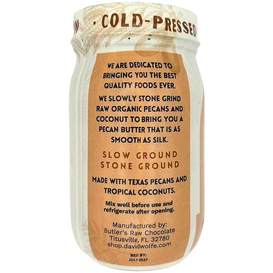 Organic Pecan Butter (with Coconut Cream)