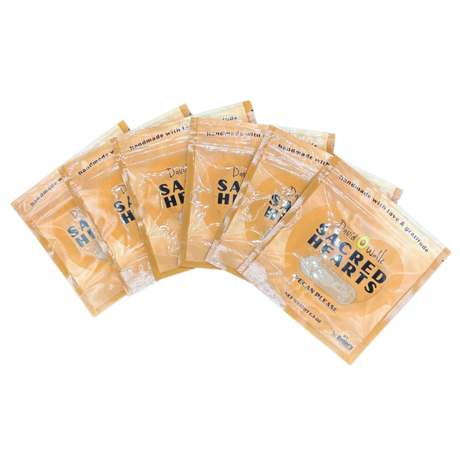 Sacred Hearts Chocolate Bar - Pecan Please - 6 Pack