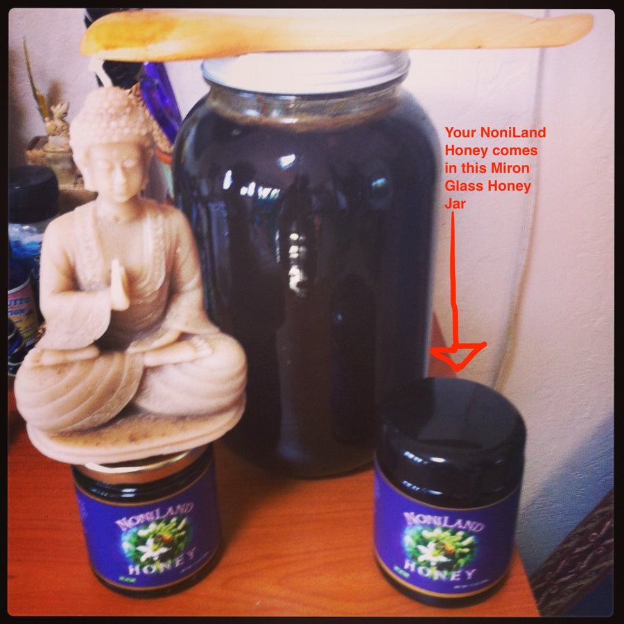 NoniLand Black-Red Honey (Raw, Unheated, Unprocessed)