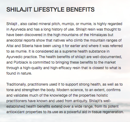 Pürblack Shilajit with True Gold