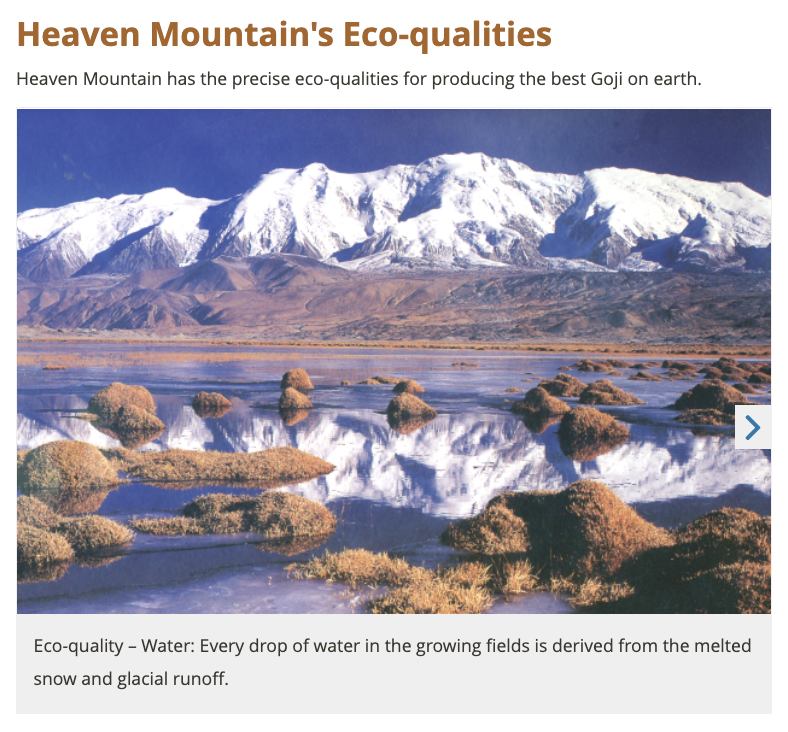 Heaven Mountain Goji Berries