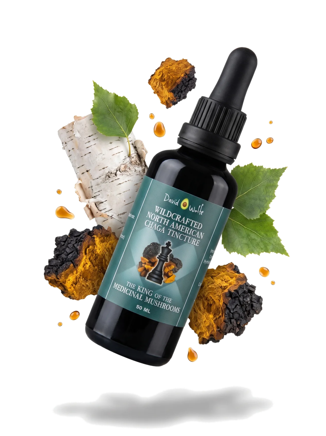 Chaga Mushroom Tincture (50 mL) detail
