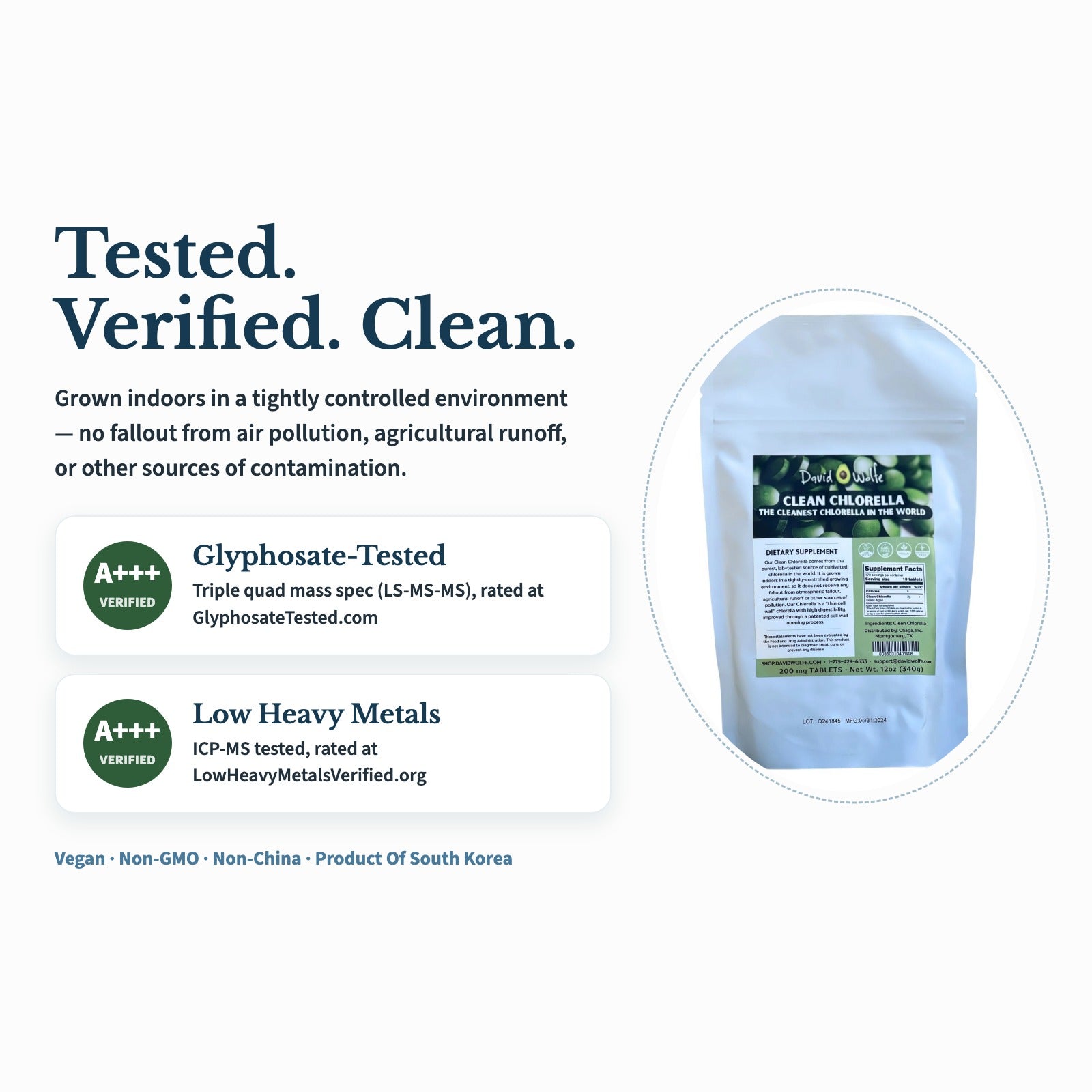 Chlorella Tablets (1700 Tablets) detail