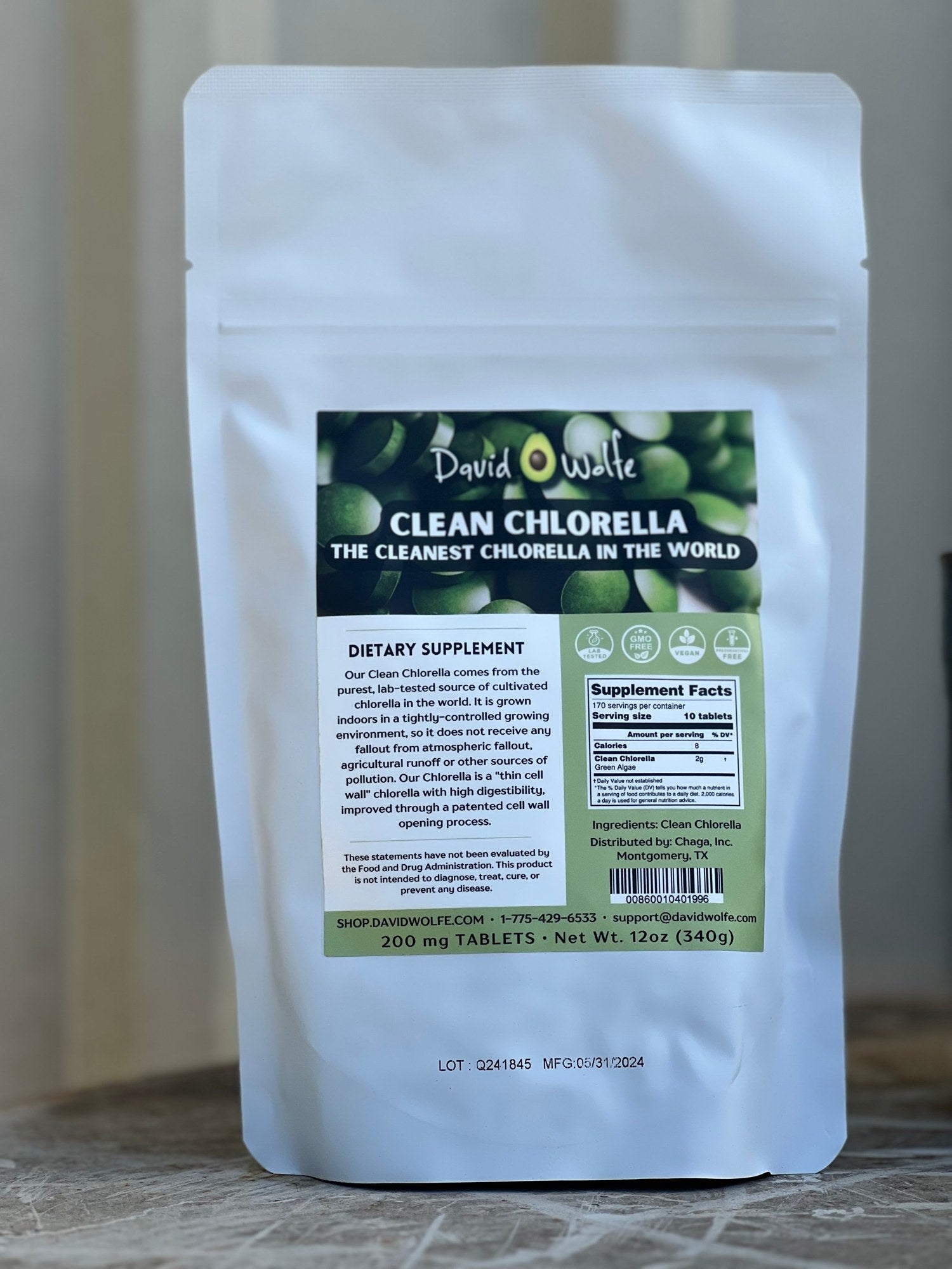 Chlorella Tablets (1700 Tablets) detail
