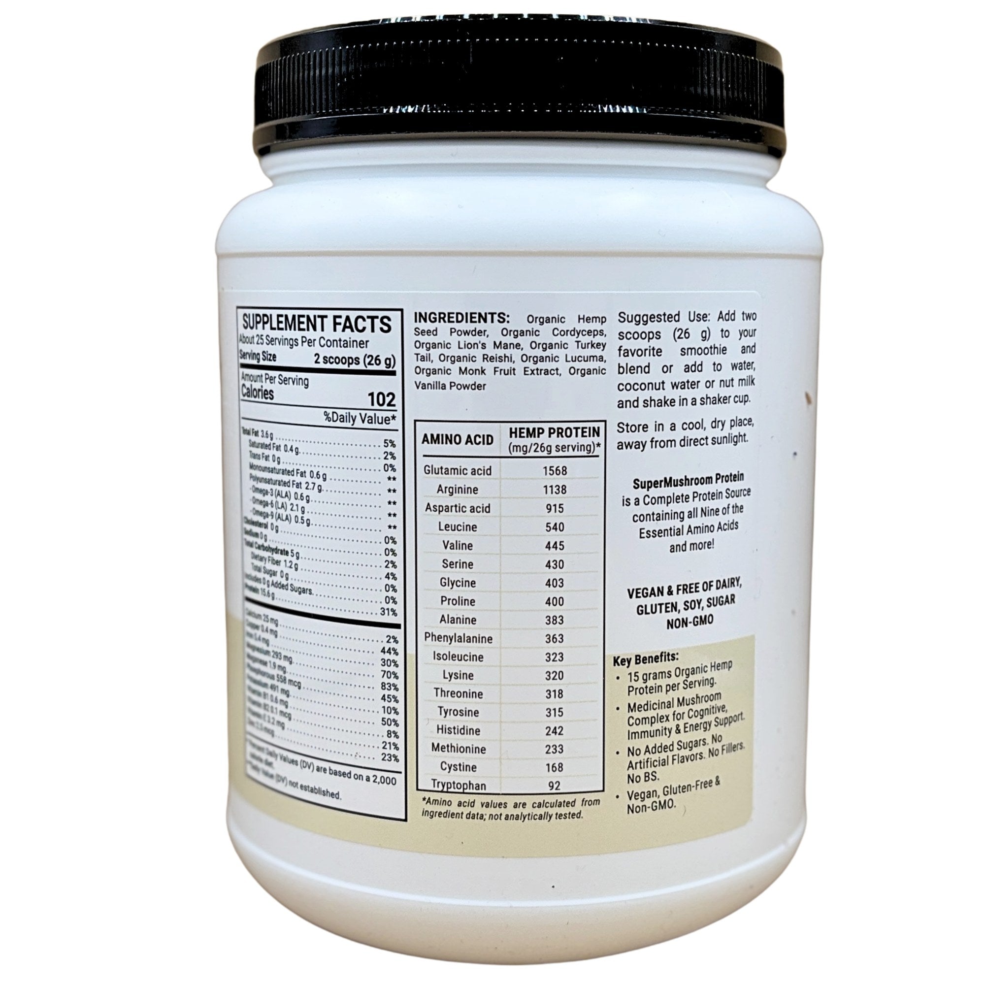 Super Mushroom Protein Powder detail