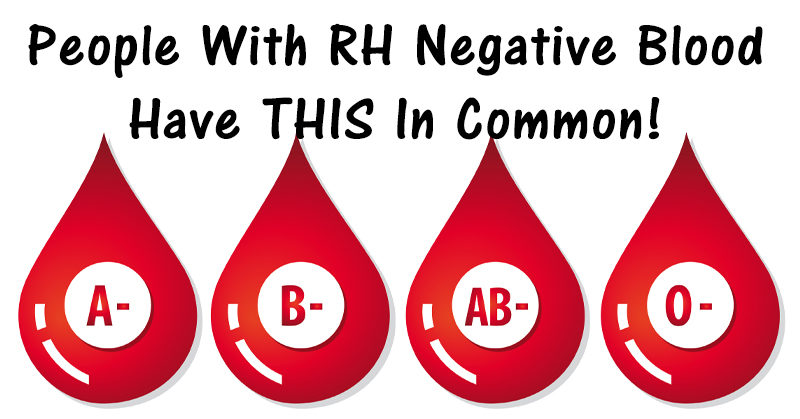 type o negative blood type